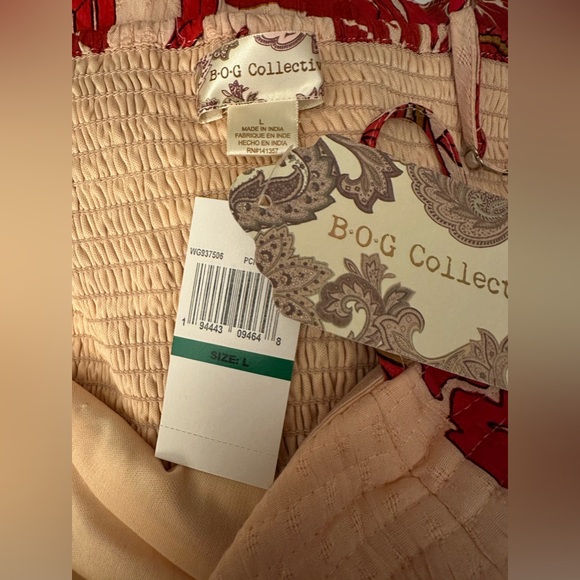 Band of Gypsy DANCING QUEEN RED FLORAL BRA CUP MINI DRESS NWT SIZE LARGE - Picture 3 of 7